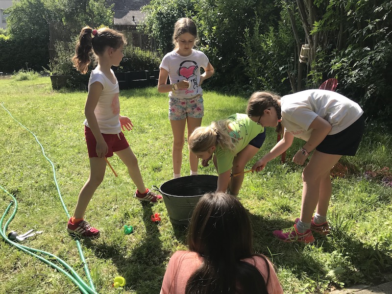 Clôture du cycle 1 dans le jardin